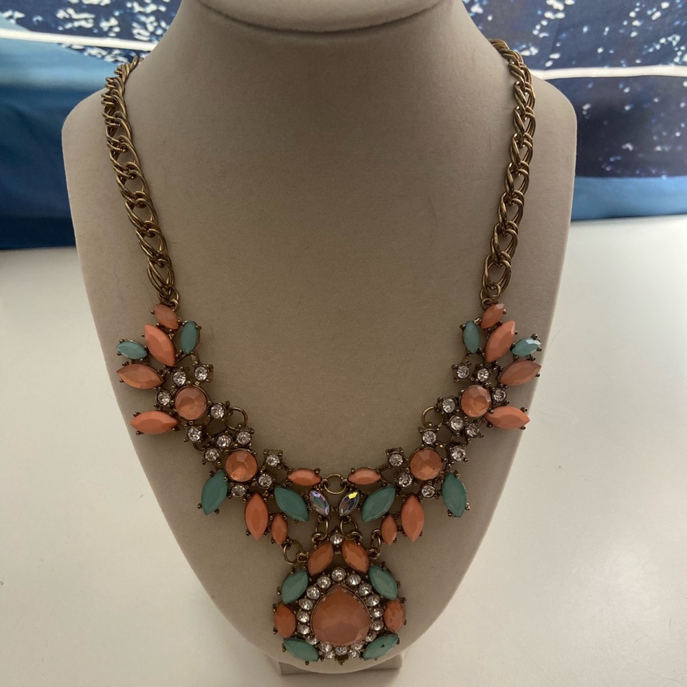 Elegant Multicolor Statement Necklace
